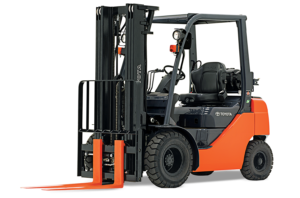 Toyota-forklift-orange-black